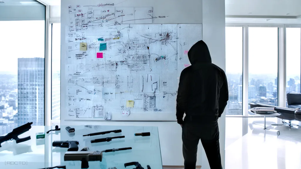 Covert Operative Making Mission Plans at Home | RDCTD Tradecraft