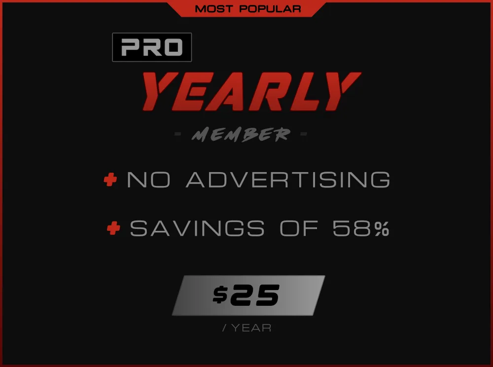 PRO Yearly Membership
