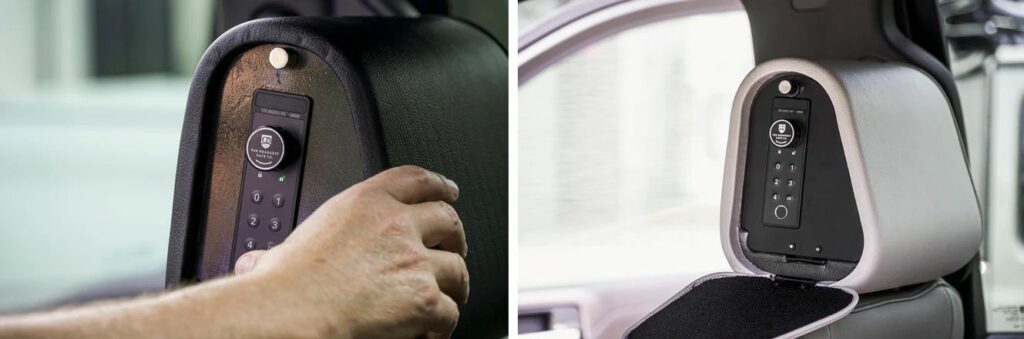 The Headrest Safe, Discreet Vehicle Safes