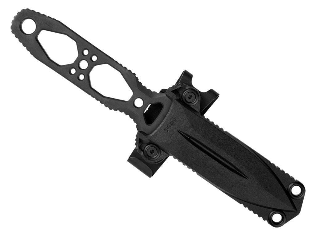 SOG Pentagon FX Blackout Covert Knife Review Handles Removed | RDCTD Covert Operative