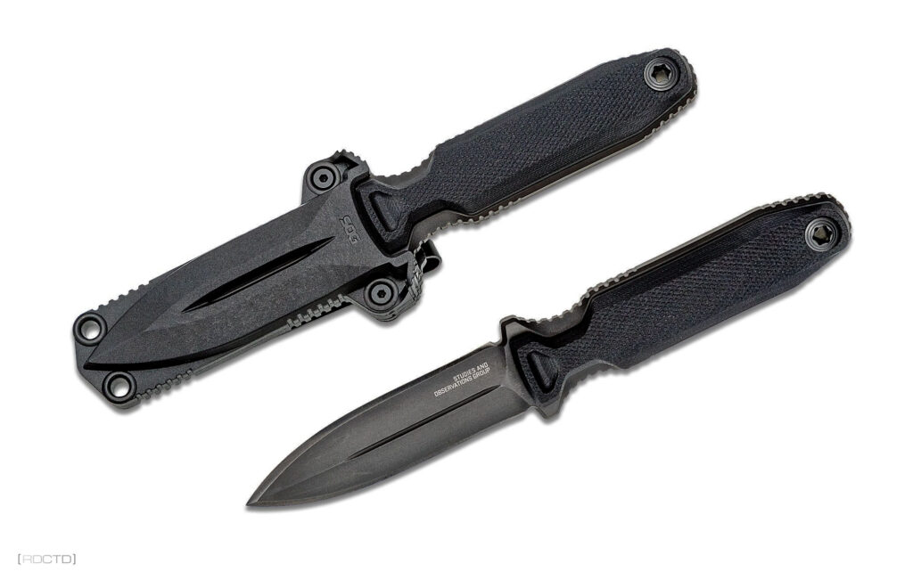 SOG Pentagon FX Covert Blackout Knife | RDCTD Covert Operative