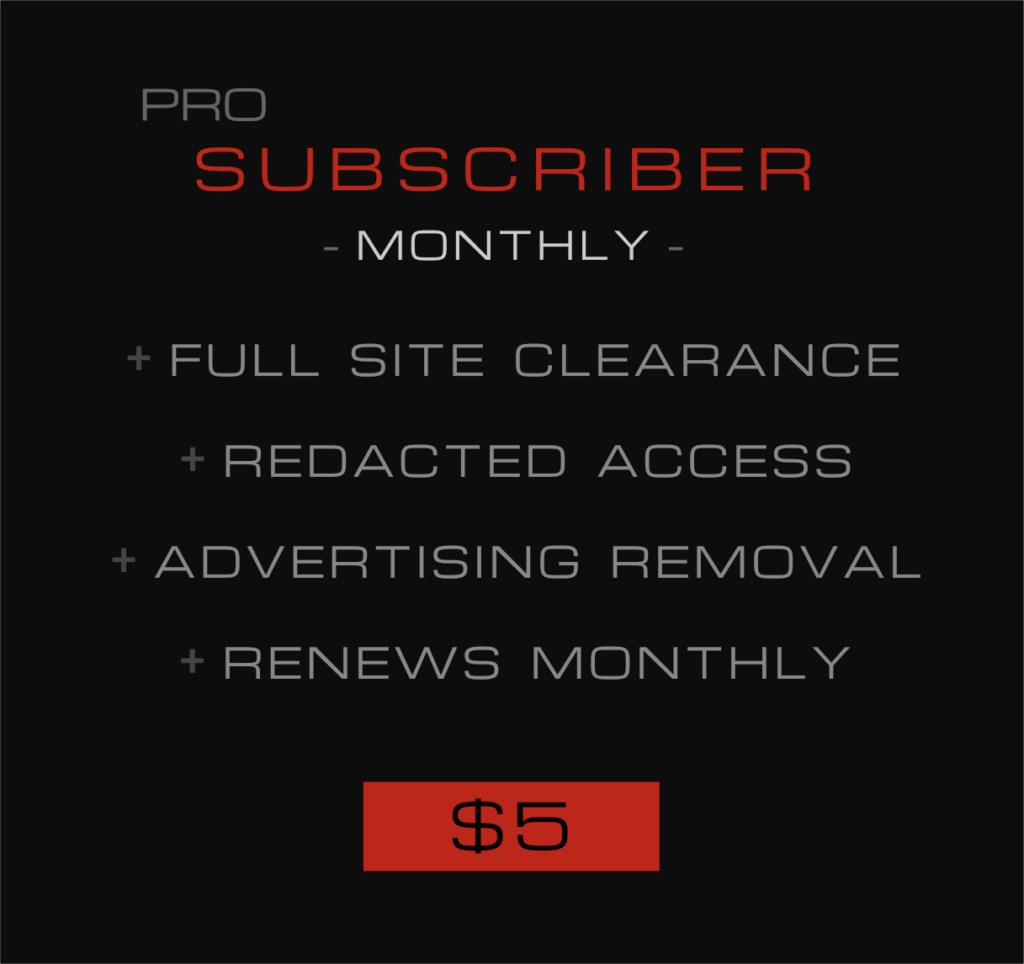 PRO Subscriber Monthly